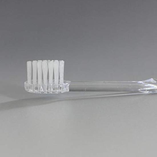 Зубная щетка с прозрачной ручкой и порошком зубной пасты в пакете M индивидуально для бытовых гигиенических принадлежностей "X24" (3g), (100 штук), завернутый, зубная щетка,