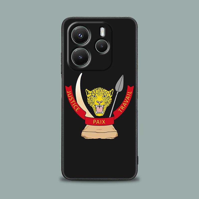 Phone Case for Xiaomi Redmi 15C 14C 12C 13C 4G Redmi Note 15 14 13 12 11 10 Pro Plus 5G 12S Cover Congo Democratic Republic Flag