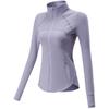 Lapel Handsome Sports Jacket Yoga Top Wear Long Sleeve Tight Top Running Long Jacket