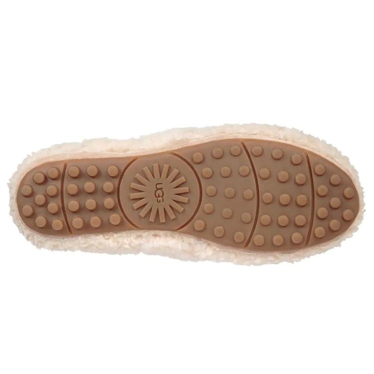 (WMNS) UGG Hailey Fluff Мокасины-слипоны 'Natural' Женские 1095108-NAT