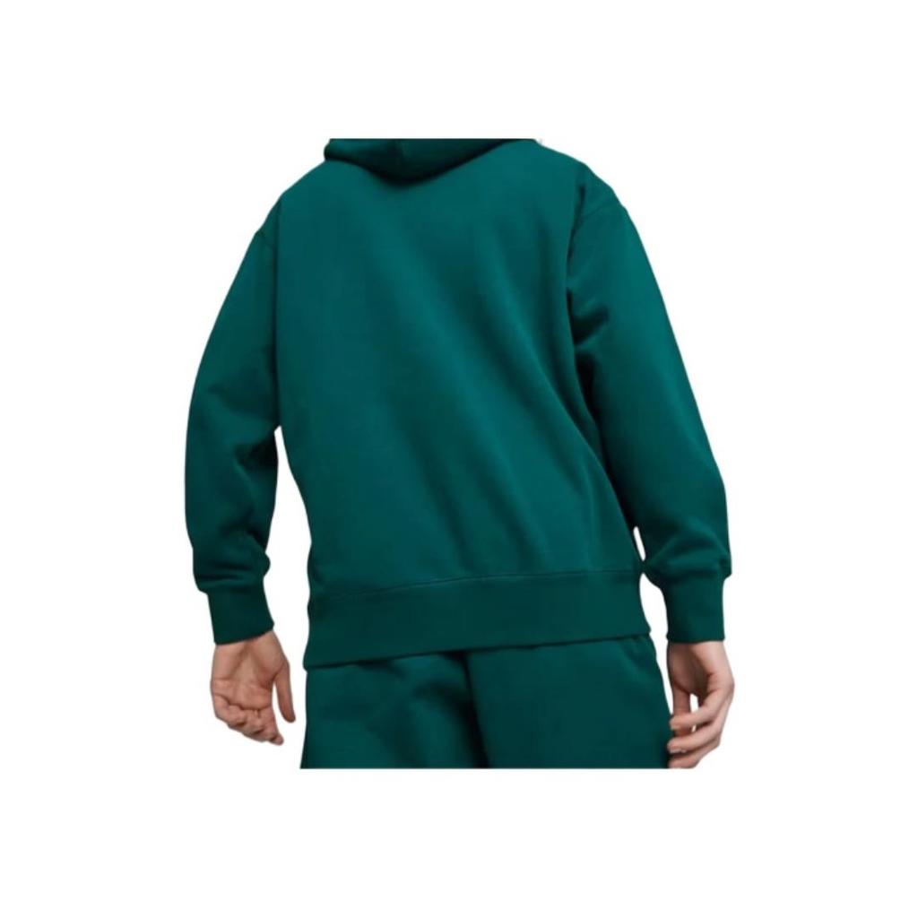 Puma Толстовка с капюшоном и длинными рукавами с вышитым логотипом Топы унисекс Оливково-зеленый 620819-43