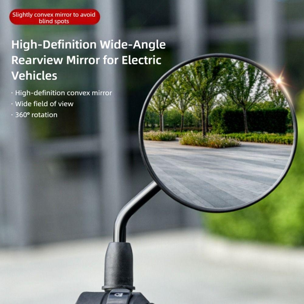 Multicolor E-bike Rearview Mirror 8MM Screw Thread Bike Modified Mirrors Electric Bike Accessories