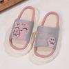 Lucky Cat, Linen Slippers, Women's Shoes, Home Slippers, Thick Soled Slippers
