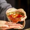 Керамическая чашка для кунг-фу с золотой глазурью – Фарфоровая маленькая пиала ручной работы для офиса