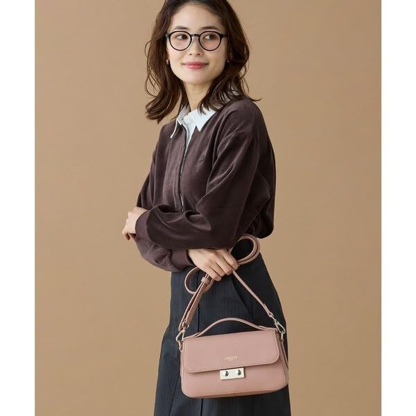 Lacoste Официальная кожаная сумка через плечо NF5099PHN8100 Елисейские поля