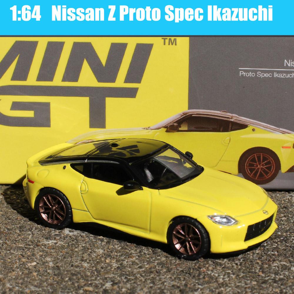 MiniGT Масштаб 1/64 Nissan Skyline GTR Racing Z Honda Civic Cadillac V 911 GT3 McLaren Datsun 510 Пикап Модель автомобиля Игрушка
