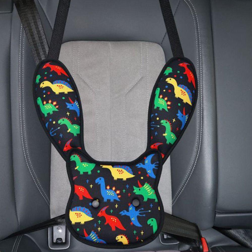 Cute Seat belt guide position fixator Safety Cartoon Printed Belly Pads Automobile