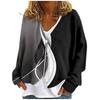 Womens Zip Up Sweaters Sweatshirts Long Sleeve Oversized Jackets Soft Casual Loose Tunic Tops