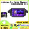 TOYOUSONIC 2 Din Android13 для Honda Odyssey 4 RB3 RB4 2008-2014 Автомобильный радиоприемник, мультимедийный плеер, GPS-навигация, автомагнитола Carplay, головное устройство