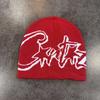 Cap Knit Acrylic Letter Pattern Men Women Sports Casual Wear Decoration Supplies