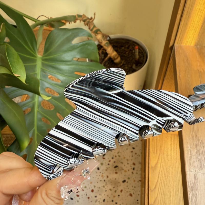 Acetate Hair Claw Clip 10.5cm Minimalist Geometric Pattern Updo Holder Sweet Cool Style Hair Grip Accessory for Women Unisex