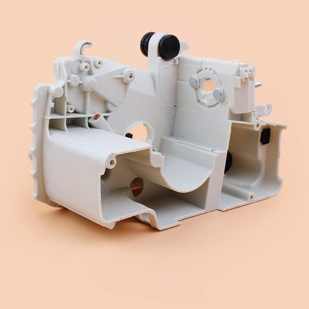 Replacement Crankcase Assembly Compatible with For MS170 and MS180 Chainsaws Plastic Construction White Color 2pcs