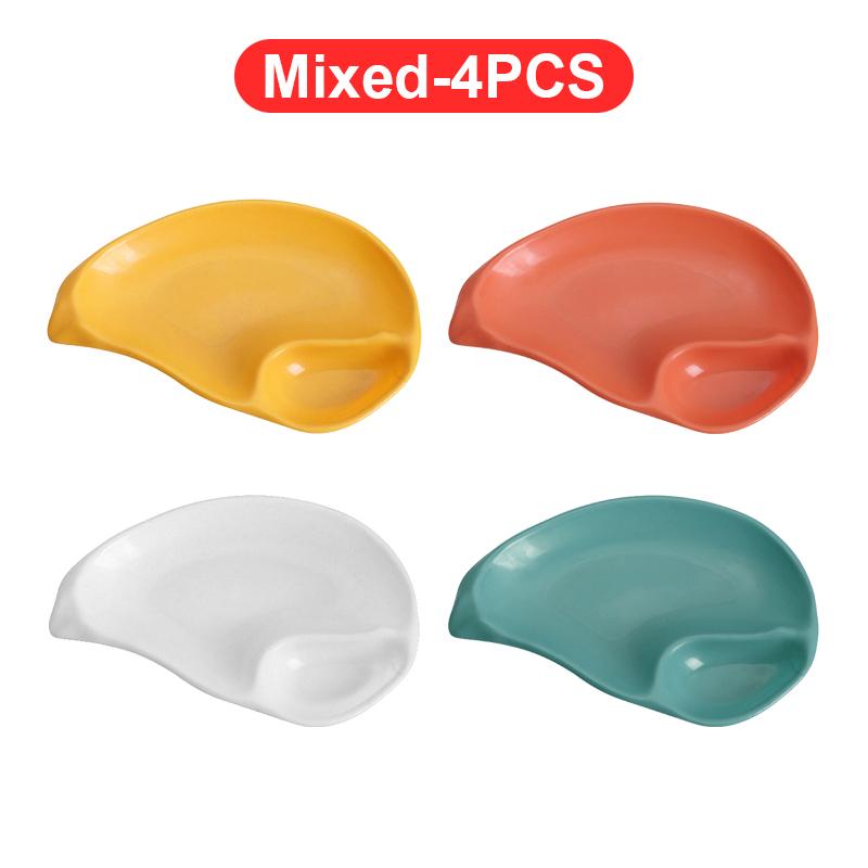 Креативная форма для ракушек Пластиковые тарелки для пельменей с уксусными дисками Суши Картофель фри Завтрак Сухофрукты Косточки Плевательные блюда Посуда