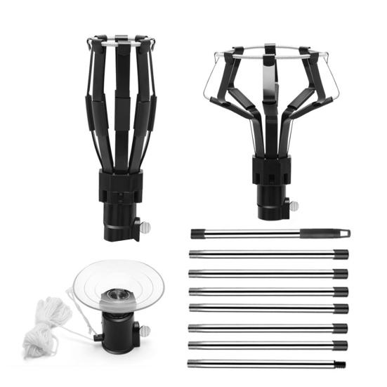 Устройство для замены лампочек Yousheng с присоской, простое в эксплуатации, высокодоступное устройство для замены лампочек с инструментом для извлечения лампочек на полюсах