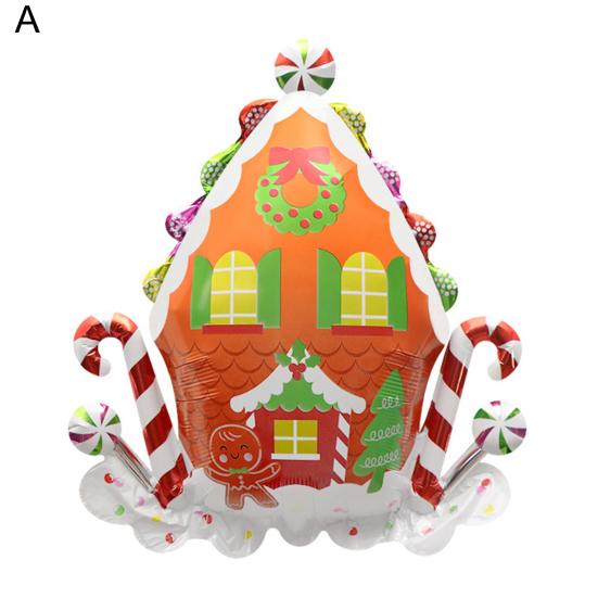 Рождественский воздушный шар яркий цвет надувной Vibe алюминиевая пленка конфета воздушный шар декоративный реквизит для детей