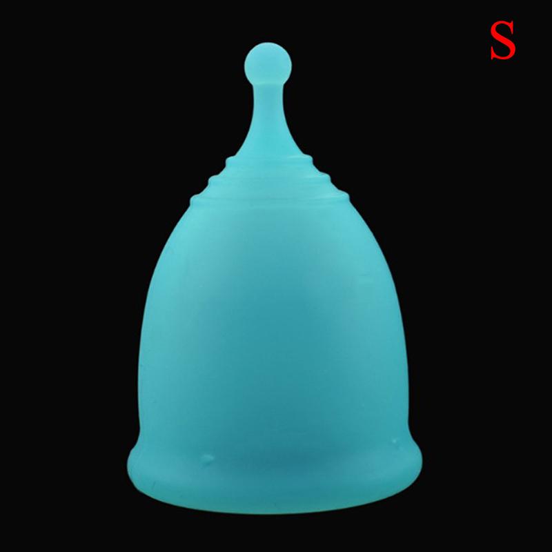 Menstrual Cup Medical Grade Soft Silicone Moon Lady Period Hygiene Reusable Cup