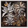 New Silk Scarf Women Large Shawls Foreast Plant Print Square Bandana Luxury Kerchief Hijab Scarf Female Foulards 130CM