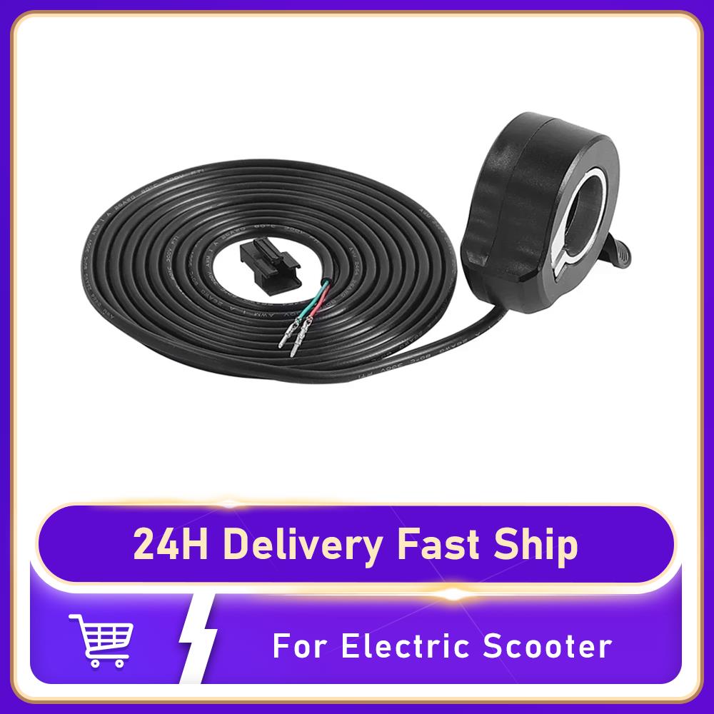 130X Speed Control 3 Pin Thumb Throttle Electric Bike Waterproof SM Plug Connector for Electric Scooters Bicycle Accelerator Throttles 2