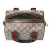 Gucci Мини-сумка Boston Ophidia с принтом GG Supreme и полосой Web 859975-FACHL-8844