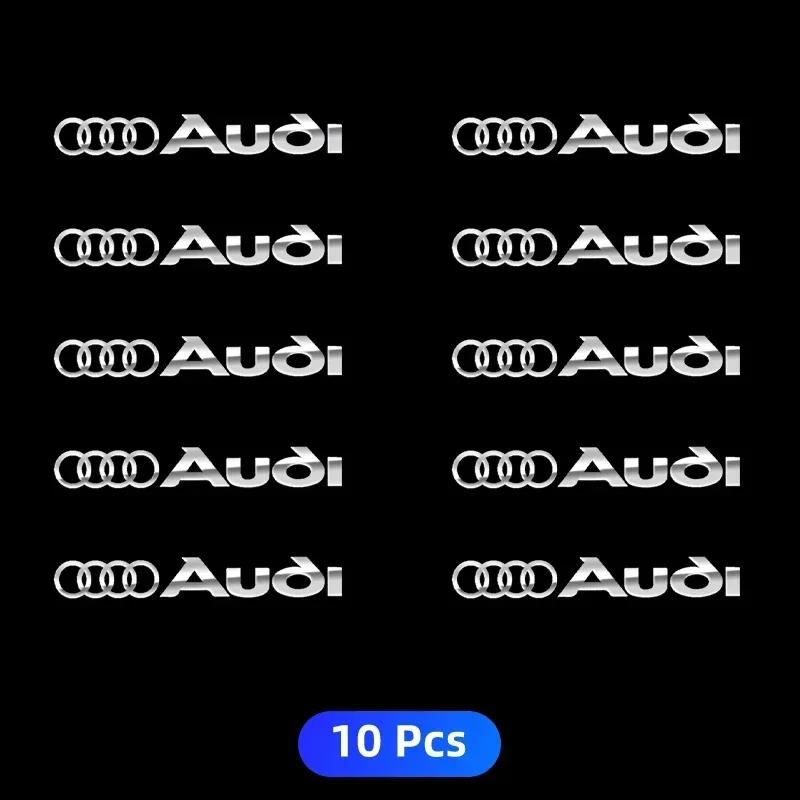 Car Metal Emblem Wiper Stickers Reflective Decor Decals For q2 A4 B5 B6 A3 A5 A6 C6 C5 A1 A7 A8 Q2 Q3 Accessories Car Styling