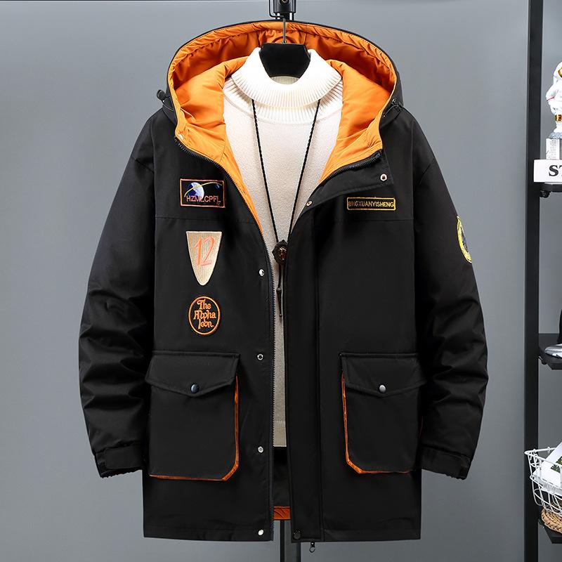 Plus Size Men's Cotton Clothes Fat Man Winter Thickened Warm Casual Cotton Coat Jacket Fat Man Loose Cotton Jacket 5XL-11XL