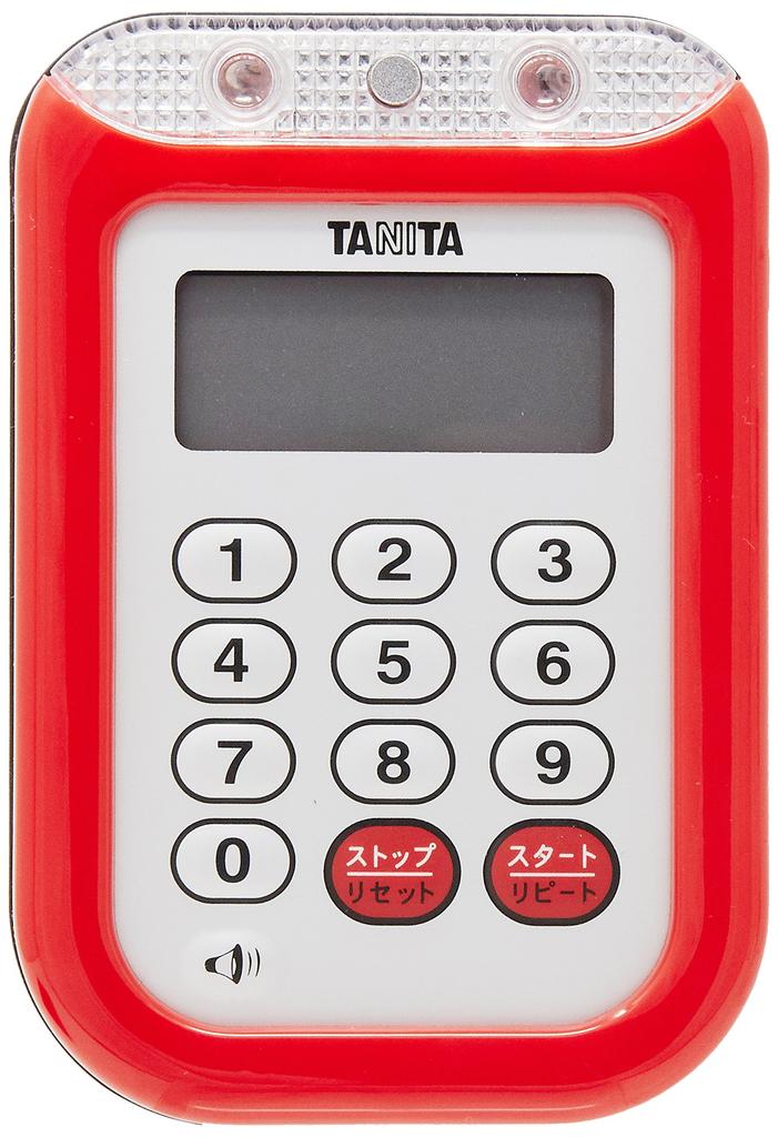 Водонепроницаемый громкий таймер EBM Tanita, красный, TD-377