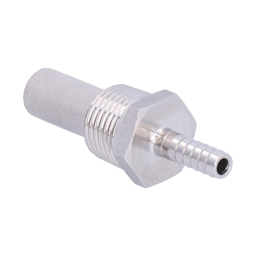 Beer Aerator Kit, Stainless Steel 2m Aeration Stone for Home Brewing, with 1/4 Inch Barbed   Inlet for Oxygen Regulator or   Pump