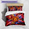 Manchester United Pattern Printed 3PCS Bedding Set Soft Skin-Friendly Washable Duvet Cover & Pillowcases Set All Season Bedroom