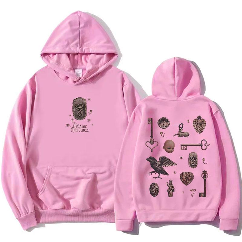 Melanie Martinez Heads Hoodies Album Graphic Printing Merch Sweatshirts Long Sleeve Loose Fleece Hooded Pullovers Female Clothes