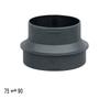 1pc 75mm - 90mm Parking Heater Air Heater Pipe Reducer Outlet Adapter Converter