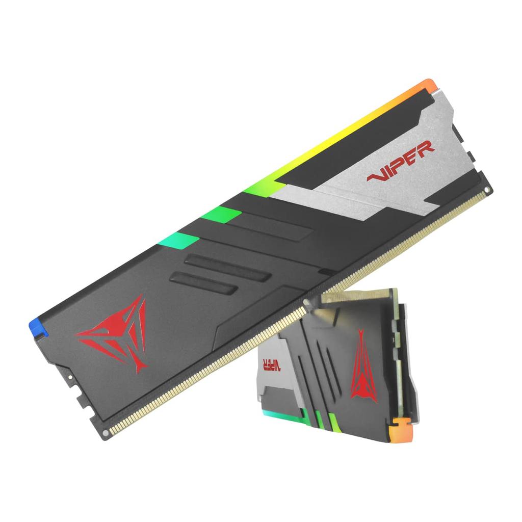 Комплект игровой памяти Patriot Viper Venom RGB DDR5 32 ГБ x 5600 МГц UDIMM для настольных ПК PVVR532G560C36K (2 16 ГБ) -