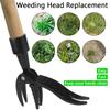 Gardening Lawn Accessory Weeding Head Replacement Root Remover Black Digging Weeder Claw Foot Pedal Weed Puller Stand Up Weeding Tool With Foot Pedal