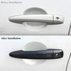 Exterior Door Handle Cover Protector Trim For      2024 2025 Nissan Altima,     2024 2025 Nissan Sentra Accessories(2. Carbon Fiber Grain)