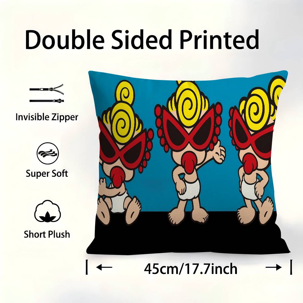 Cute H-Hysteric M-Mini Office Cushion Pillowcase Car Cushion Cover45X45Cm Lumbar Pillowcase Sofa Pillowcover