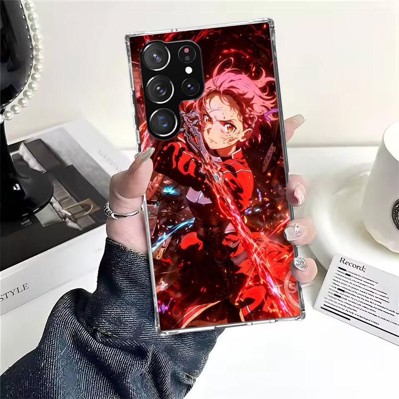 Аниме Sword Art Online SAO Мягкий чехол для телефона для Samsung Galaxy S22 S23 S24 S25 Edge S26 Ultra S20 FE S21 Plus + Fundas Coque Gala