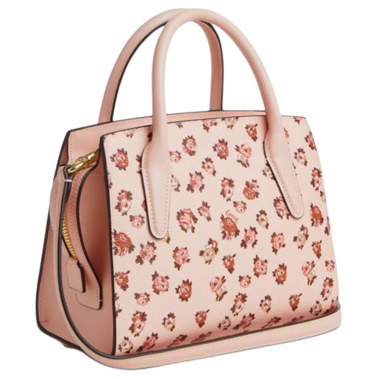 COACH Andrea Coated Canvas One Shoulder Handbag Small Women's Blush Multicolor CZ314-08XKE
