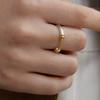 GETMEBLING Gold Knot Point Ring