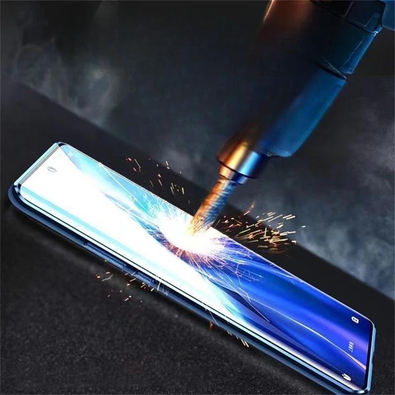 Для OPPO Find X8 Pro металлический каркас 360 полная защита чехол для OPPO Find X7 Ultra X 8 X8Pro 5G магнитная адсорбция двухсторонняя закаленная стеклянная крышка