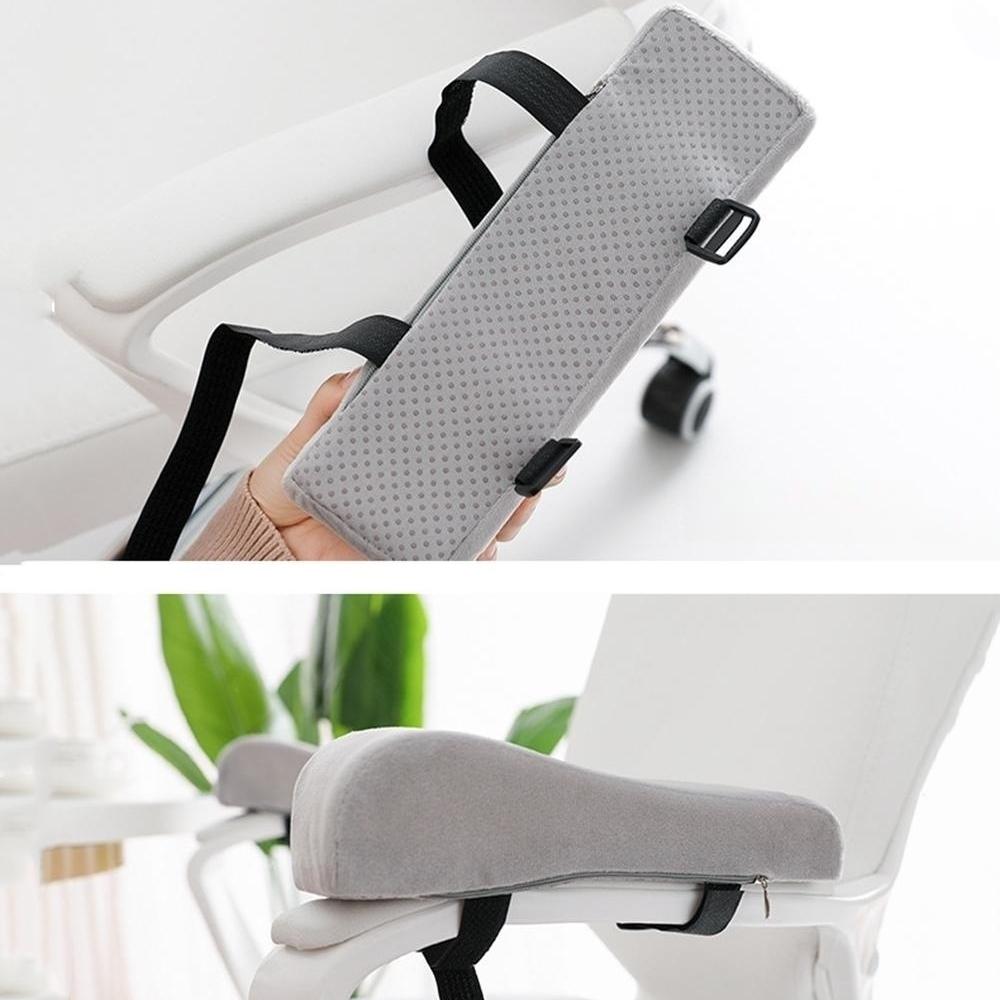 Office Chair Armrest Pad Elbow Pillow Comfortable Support Cushion Memory Foam Inner Core Sofa Cushion for Home Office Game Chair