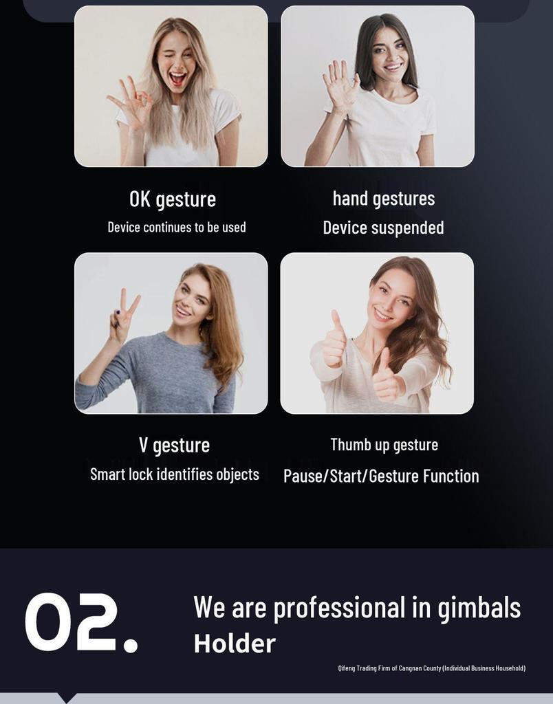 360° Auto-Rotating Selfie Stick & Face Tracking Gimbal for Live Streaming