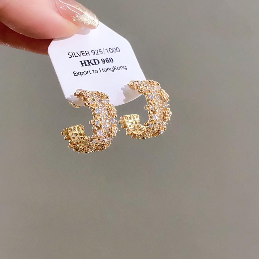 Винтажные серьги-капли с жемчугом и бриллиантовой инкрустацией - Ретро-стиль, Легкая роскошь, Высококачественный дизайн