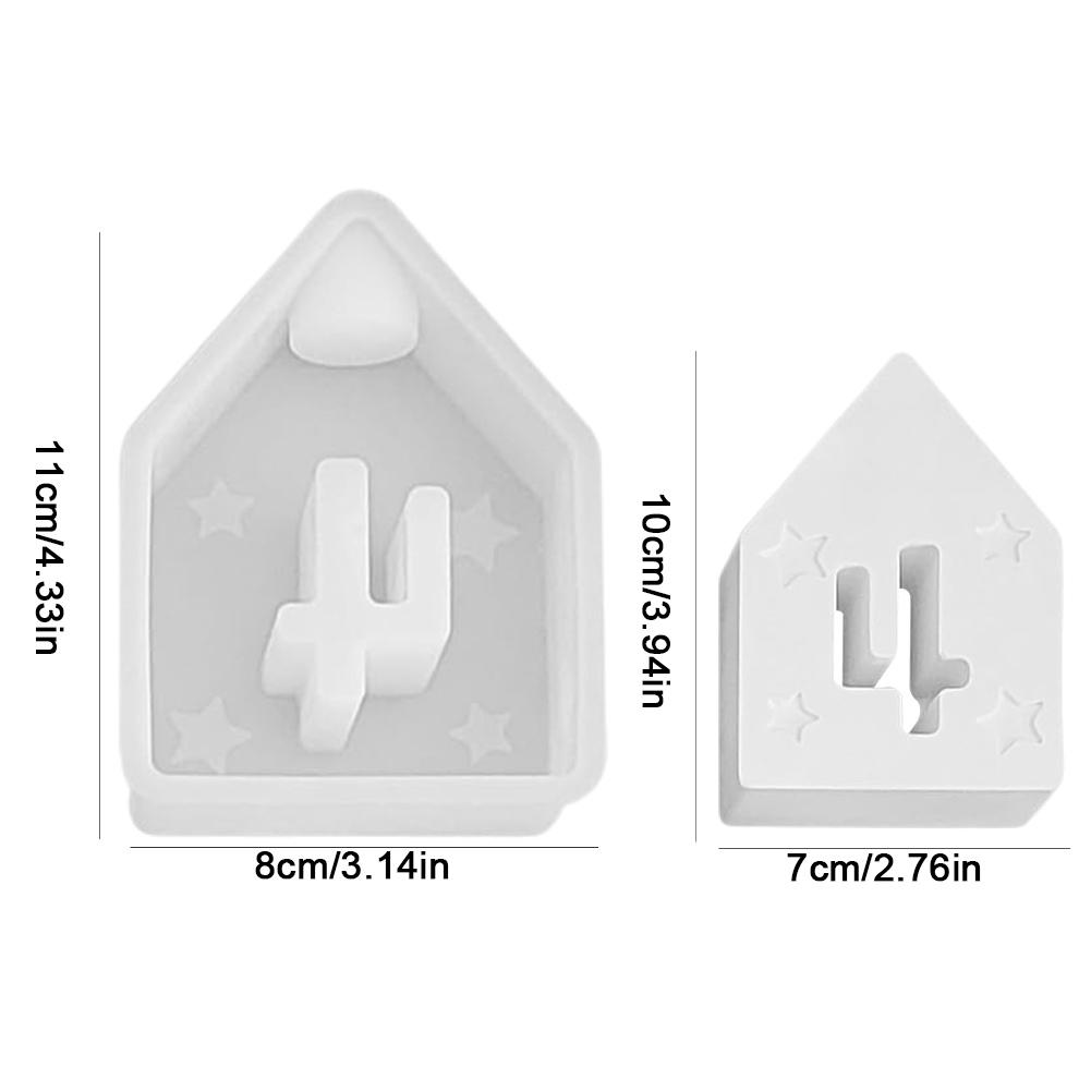 Силиконовые формы DIY 3D Xmas силиконовая форма для литья эпоксидной смолы(номер 4) КДЕ