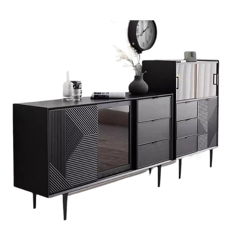 Люкс Буфет с раздвижными дверцами: Хранение в гостиной и на кухне с ящиками