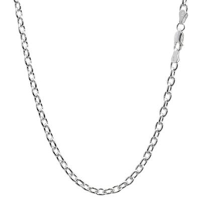 Цепочка Azuki, серебро SV 925, ширина 40 см [Sears] 4,5 мм