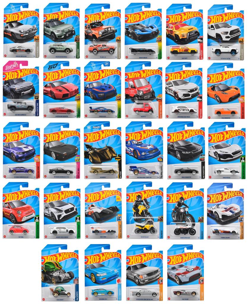 Hot Wheels Basic Car Assortment мини-машины, проданные в годах и [36 коробок] [3 вверх] 98KN-C4982
