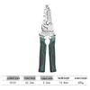 Foldable Multi-Function Wire Stripping and Crimping Pliers - Electrician's Peeling and Splitting Wire Cutters