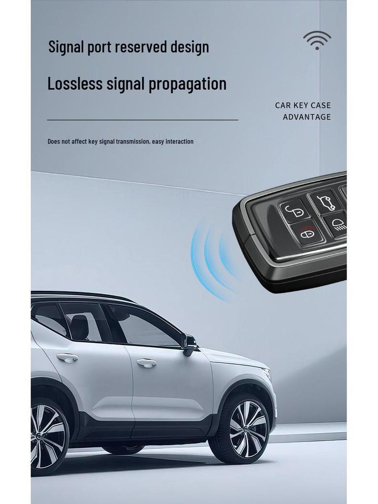 Чехол для ключа Land Rover: Алюминиевый корпус для Range Rover Sport, Velar, Evoque, Discovery, Freelander.