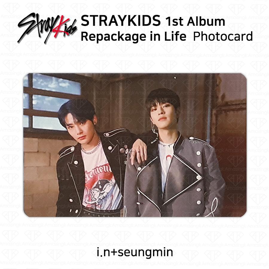 Stray Kids 1-й альбом Переиздание In Life Unit Фотокарточка Почтовая открытка KPOP K-POP