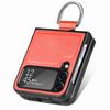 Anti -Shock Non -Slip Finger Ring Leather Case For Samsung Galaxy Z Flip 4 5g Flip4 Flip3 Flip 3 Slim Protective Cover Funda