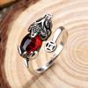 Feng Shui Ring Pixiu Mani Mantra Protection Finger Ring Wealth Ring Amulet Wealth Lucky Open Adjustable Ring Buddhist